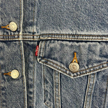 Load image into Gallery viewer, Levi’s blue jean jacket
