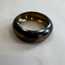 Load image into Gallery viewer, Vintage two tone animal bangle

