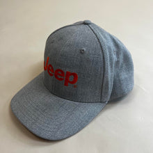 Load image into Gallery viewer, Jeep embroidered logo grey hat
