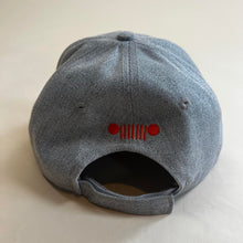 Load image into Gallery viewer, Jeep embroidered logo grey hat
