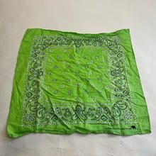Load image into Gallery viewer, 100% cotton green bandana
