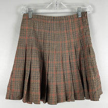 Load image into Gallery viewer, Brandy Melville plaid pleated mini skirt
