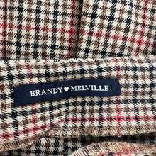 Load image into Gallery viewer, Brandy Melville plaid pleated mini skirt
