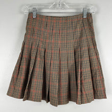 Load image into Gallery viewer, Brandy Melville plaid pleated mini skirt
