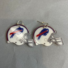 Load image into Gallery viewer, Buffalo bills earrings
