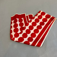 Load image into Gallery viewer, Vintage polka dot scarf
