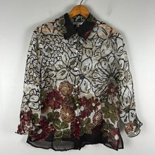 Load image into Gallery viewer, Vintage Nicola sheer floral blouse
