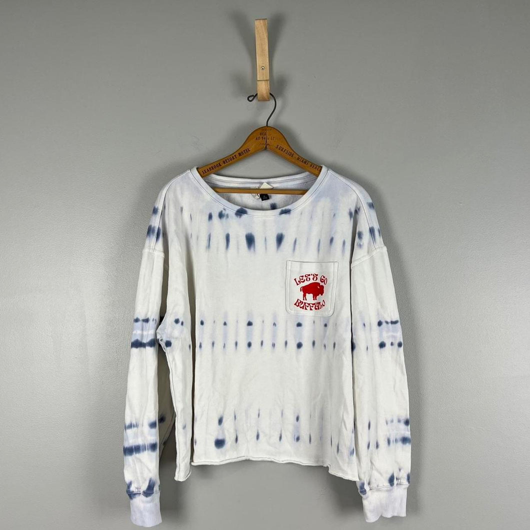 Reworked buffalo bills sweatshirt
