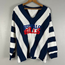 Load image into Gallery viewer, Reworked buffalo bills sweater
