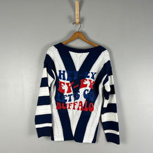 Load image into Gallery viewer, Reworked buffalo bills sweater
