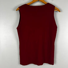 Load image into Gallery viewer, Ruby Rd. Burgundy Beaded Tank Top
