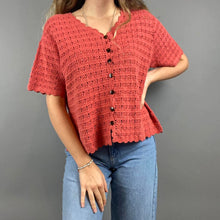 Load image into Gallery viewer, Retro crochet blouse
