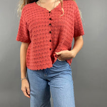 Load image into Gallery viewer, Retro crochet blouse
