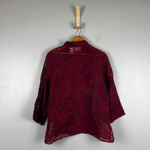 Load image into Gallery viewer, Alfred dunner sheer button down
