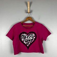 Load image into Gallery viewer, Urban Outfitters leopard heart crop
