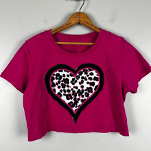 Load image into Gallery viewer, Urban Outfitters leopard heart crop
