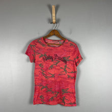 Load image into Gallery viewer, Y2K Harley Davidson camo baby tee
