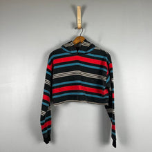 Load image into Gallery viewer, Out from under striped hoodie
