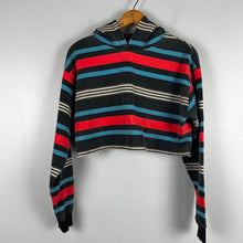 Load image into Gallery viewer, Out from under striped hoodie
