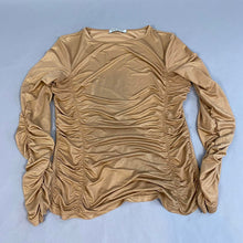 Load image into Gallery viewer, Kate Kasin metallic blouse
