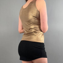 Load image into Gallery viewer, Vintage metallic tank top
