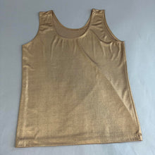 Load image into Gallery viewer, Vintage metallic tank top
