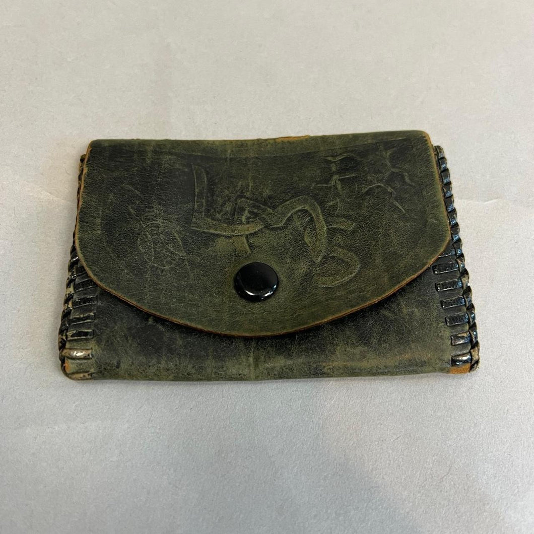 Vintage leather coin purse