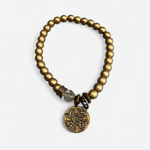 Load image into Gallery viewer, Gold beaded bracelet
