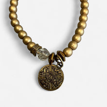 Load image into Gallery viewer, Gold beaded bracelet
