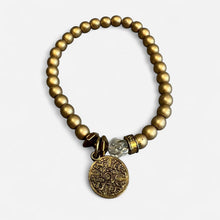 Load image into Gallery viewer, Gold beaded bracelet
