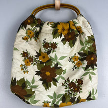 Load image into Gallery viewer, Vintage handmade floral bag
