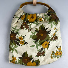 Load image into Gallery viewer, Vintage handmade floral bag
