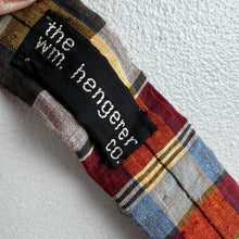 Load image into Gallery viewer, Vintage 1950’s rooster plaid tie
