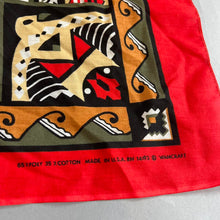 Load image into Gallery viewer, Vintage tribal wamcraft bandana
