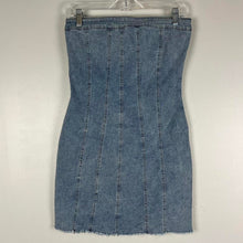 Load image into Gallery viewer, Denim strapless dress
