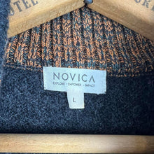 Load image into Gallery viewer, Novica alpaca zip up vest

