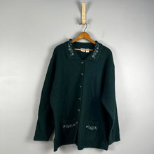 Load image into Gallery viewer, Cherokee wool cardigan sweater
