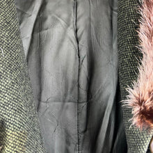 Load image into Gallery viewer, Vintage fur and wool coat
