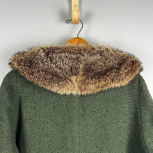 Load image into Gallery viewer, Vintage fur and wool coat
