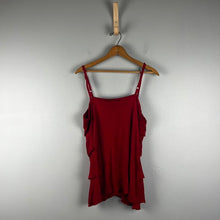 Load image into Gallery viewer, International concepts ruffle tank top
