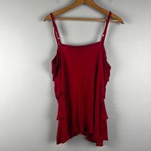 Load image into Gallery viewer, International concepts ruffle tank top
