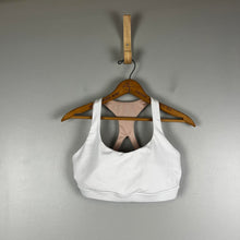 Load image into Gallery viewer, Lululemon white sports bra
