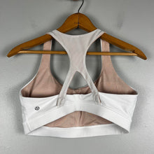 Load image into Gallery viewer, Lululemon white sports bra
