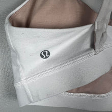 Load image into Gallery viewer, Lululemon white sports bra
