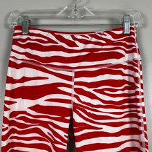 Load image into Gallery viewer, Red &amp; white zubaz leggings
