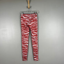 Load image into Gallery viewer, Red &amp; white zubaz leggings
