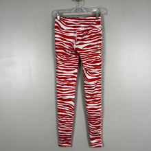Load image into Gallery viewer, Red &amp; white zubaz leggings
