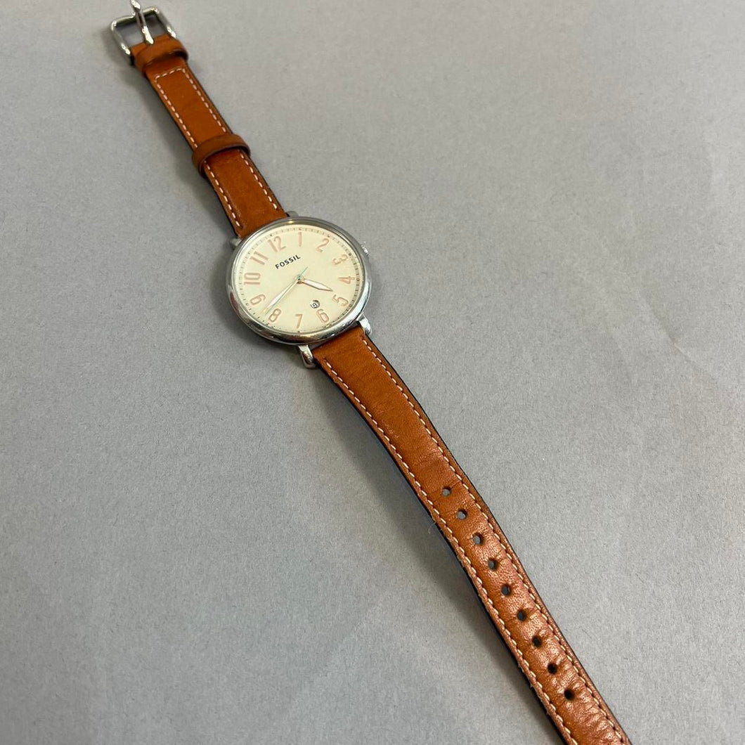 Fossil leather watch
