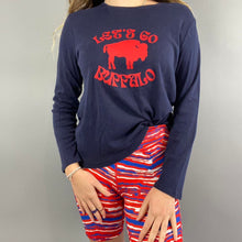 Load image into Gallery viewer, Custom let’s go buffalo long sleeve
