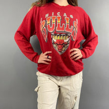 Load image into Gallery viewer, Vintage Chicago Bulls thrashed sweatshirt
